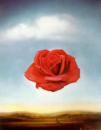 Salvador Dali "Rosa meditativa", 1958